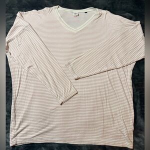 Cabi Serenity Tee
Striped V-Neck Long Sleeve Top